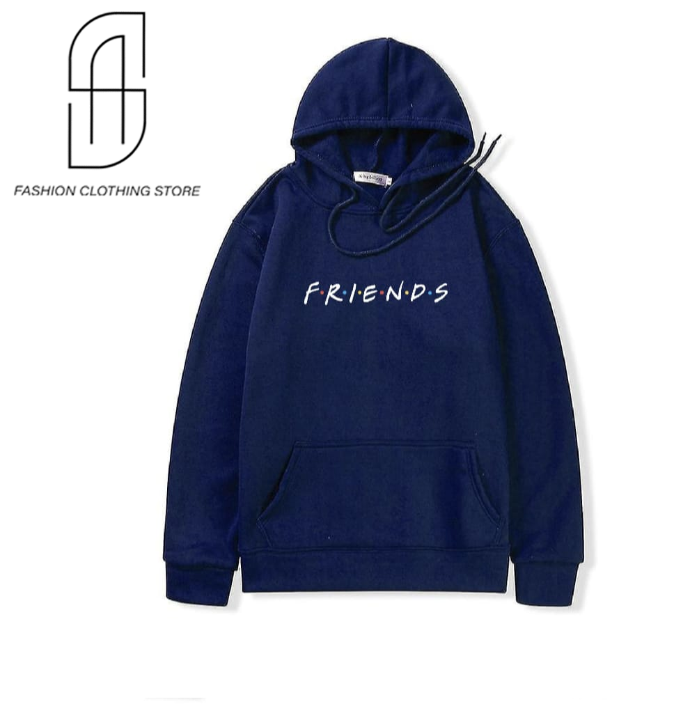 NEW TRENDY PREMIUM QUALITY WINTER COLLECTION FRIENDS PRINTED PULLOVER HOODIES FOR MENS AND WOMENS