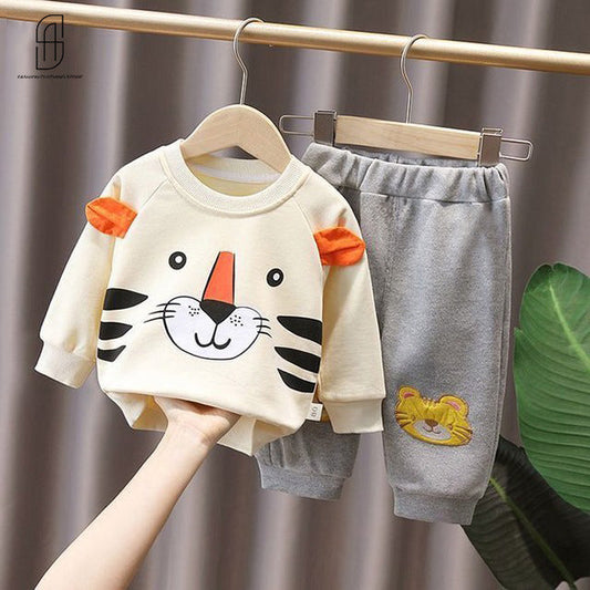 WINTER KIDS TIGER PRINTED TRACKSUT FOR BOYS AND GIRLS UNIQUE AND TRENDY DESIGN